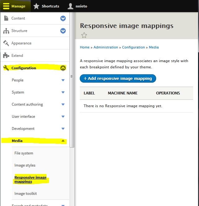 `Responsive Image mappings`