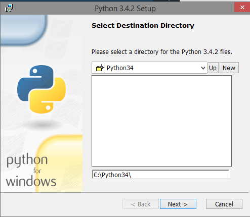 Instalador de PythonNext, Next, Next ... zzz
