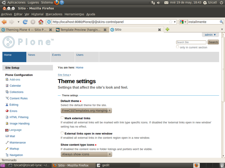 Our plone theme
